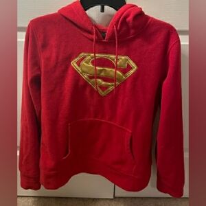 DC Comics Red and Gold Superman Hoodie